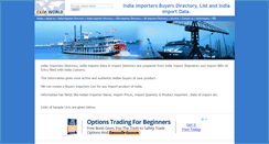 Desktop Screenshot of india.importers-directory.net